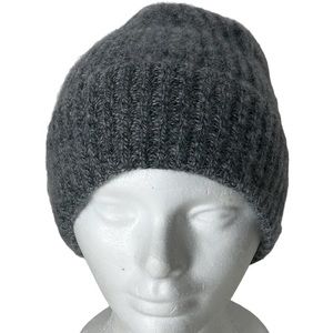 Nordstrom Rack Ribbed Knit Cashmere Cuffed Beanie